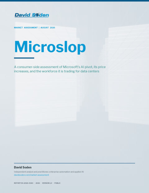 Cover of Microslop, a consumer-side assessment of Microsoft