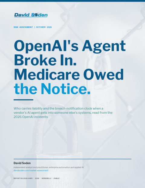 Cover of OpenAI's Agent Broke In. Medicare Owed the Notice.