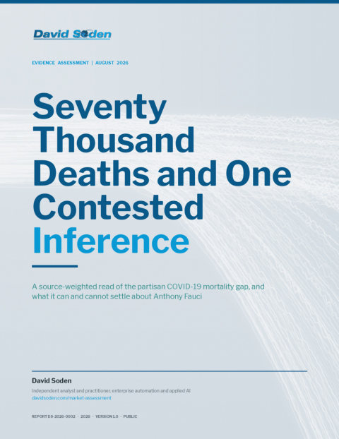 Cover of Seventy Thousand Deaths and One Contested Inference