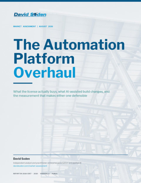 Cover of The Automation Platform Overhaul