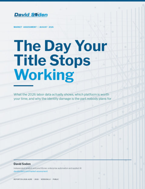 Cover of The Day Your Title Stops Working